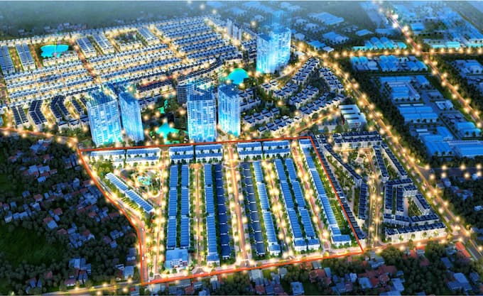 Phối cảnh dự án Đại Phước Molita Bến Cát